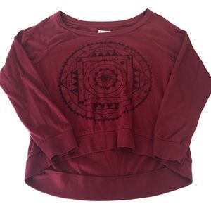 ⭐️Billabong Juniors All Seeing Eye Red Long Sleeve